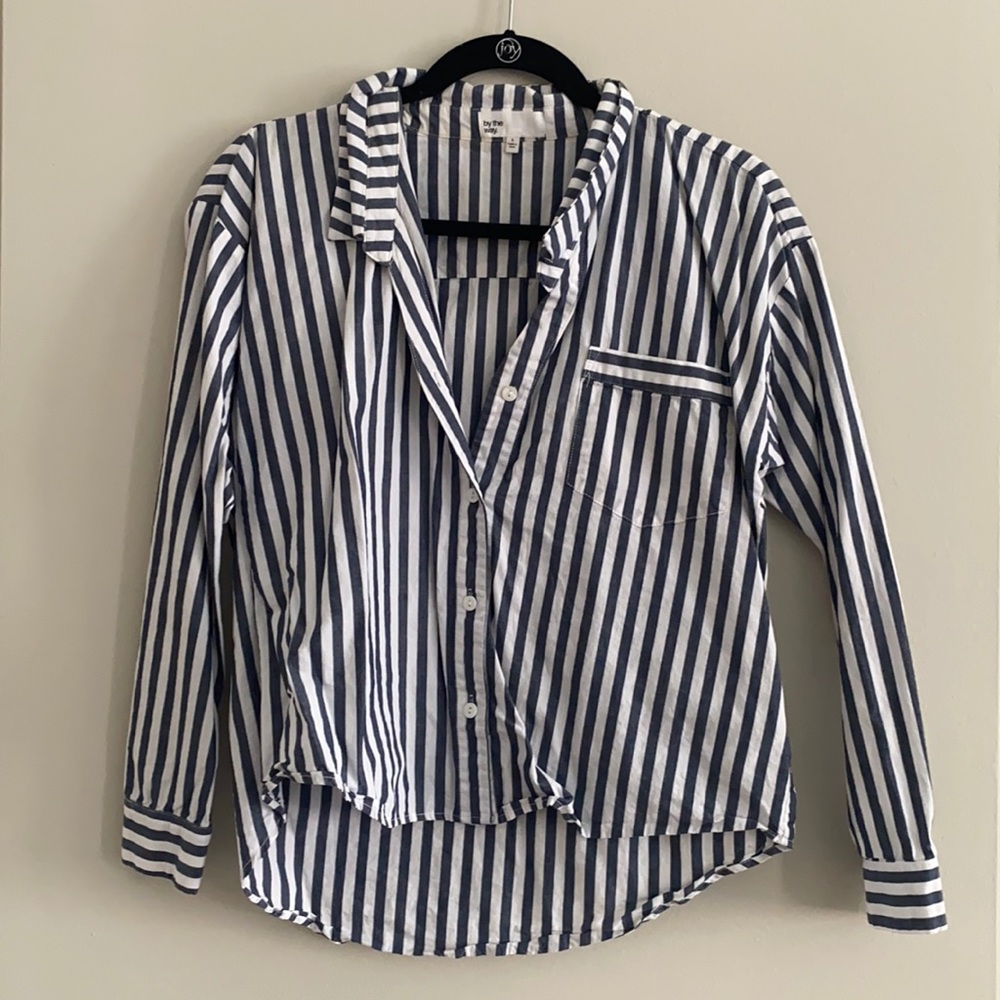 Striped button down from Revolve